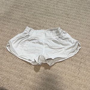 White lulu shorts